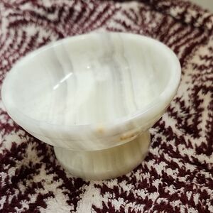 Elegant White Marble Bowl